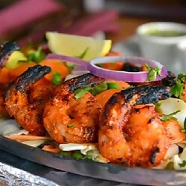 Tandoori Prawns.