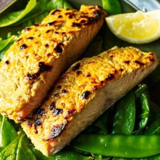Methi salmon.