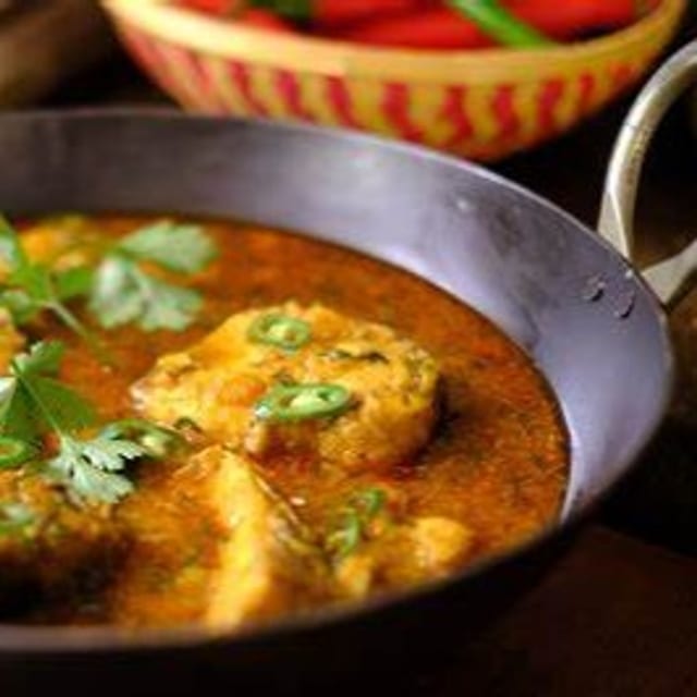 Dhaba's Fish Curry with Tilapia.