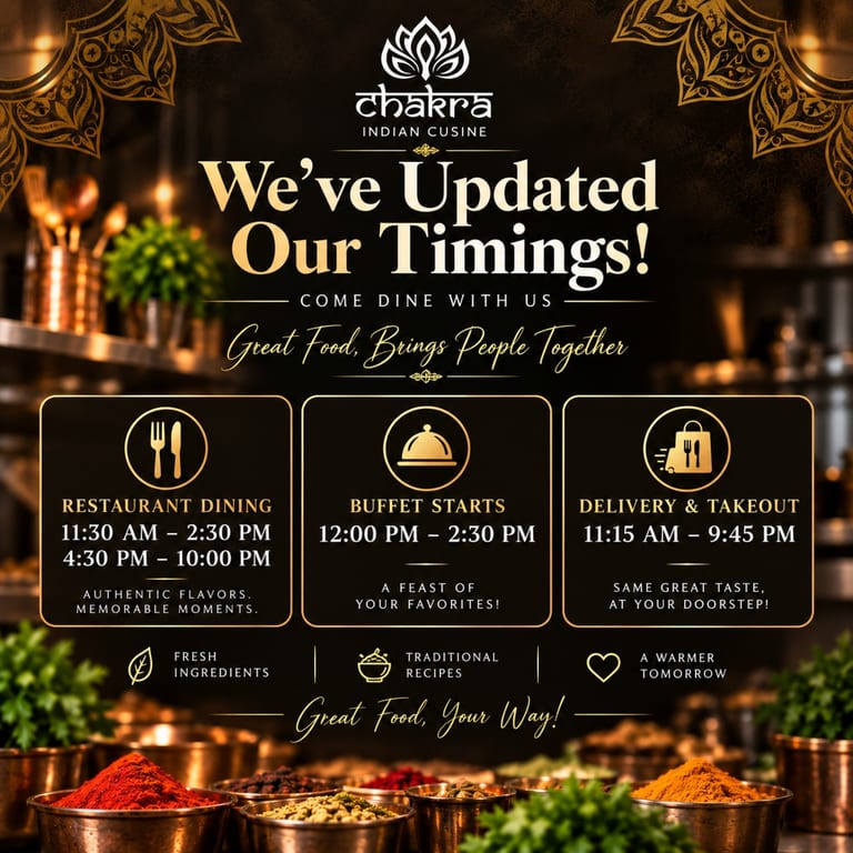 New Restaurant Hours