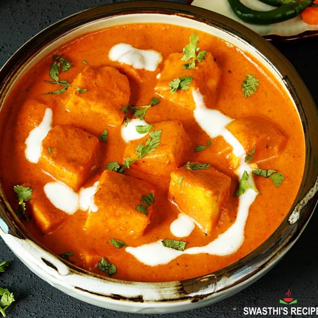 Paneer makhanwala.