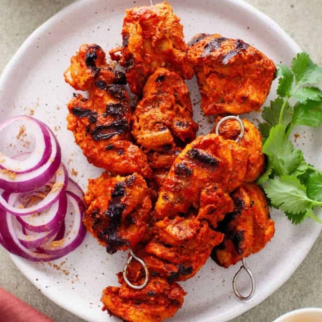 Chicken Tikka Kebab.