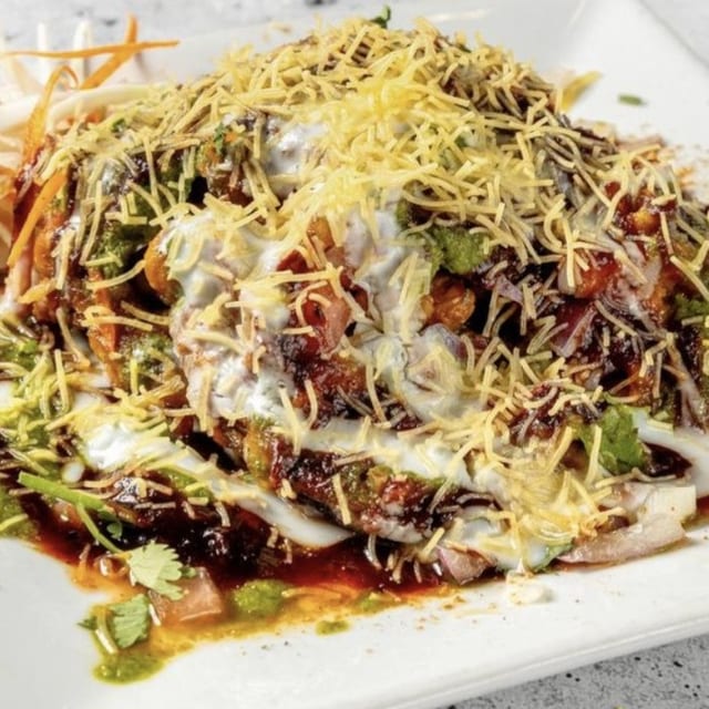 Tamarind Eggplant chaat.