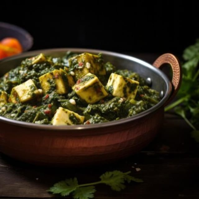 Saag Paneer.
